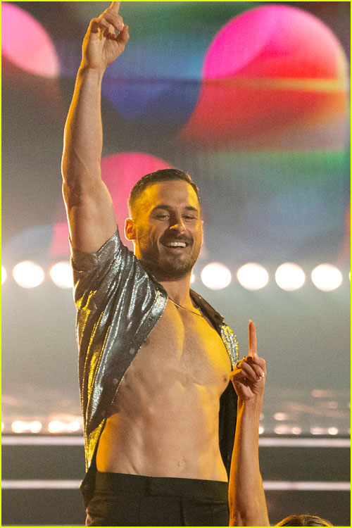 Danny Amendola shirtless on Dancing with the Stars