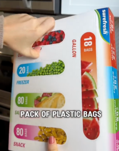 multi-pack of plastic bags