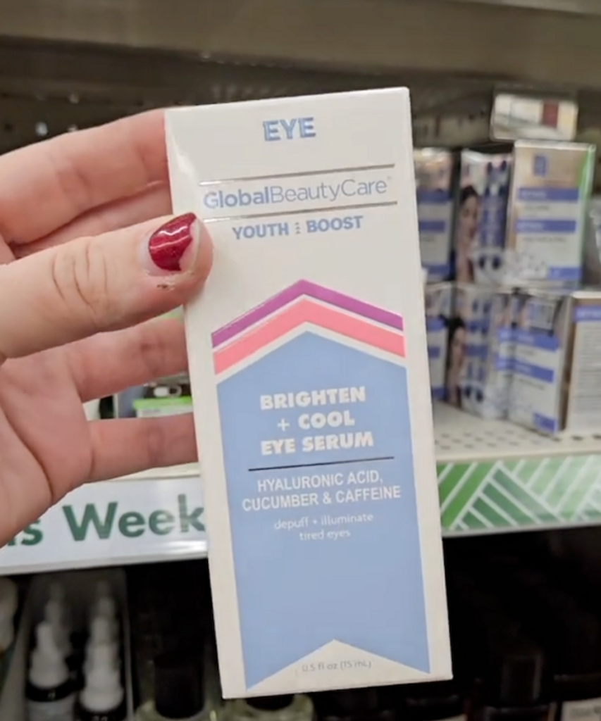 Global Beauty Care Brighten + Cool Eye Serum at Dollar Tree