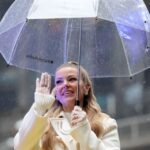 Ariana Madix attends the rainy Macy's Thanksgiving Day Parade