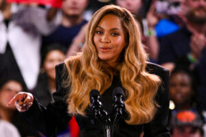 Beyonce speaks at Kamala Harris Rally