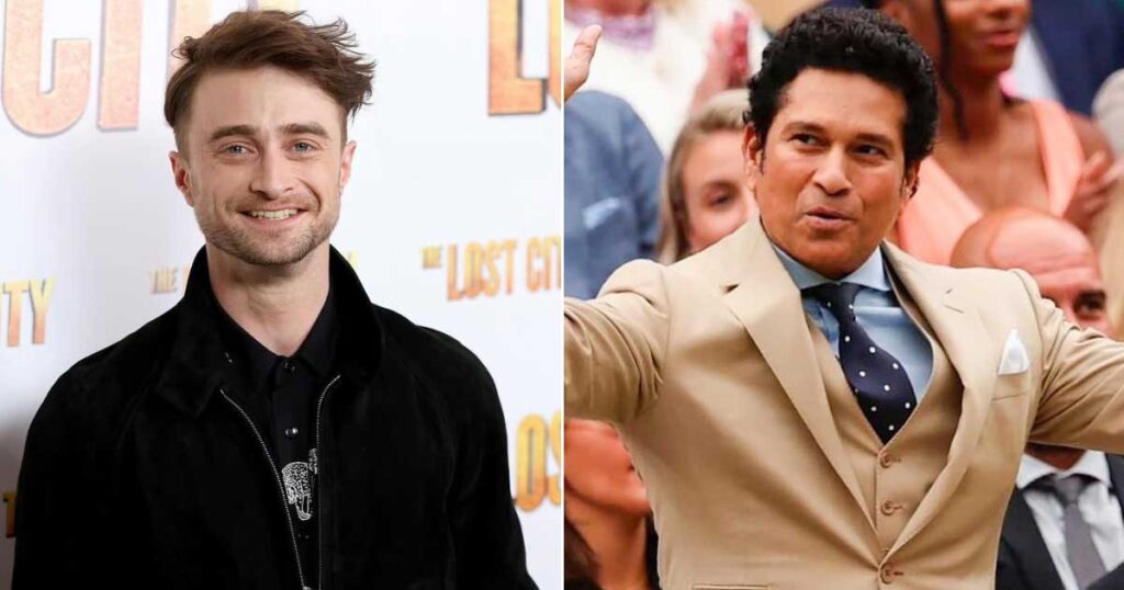 Did Daniel Radcliff stand in a line to meet Sachin Tendulkar?