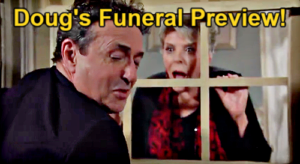 Days of Our Lives Sneak Peek: Julie’s Brother Comes Home, Doug’s Funeral Farewell, 15,000th Episode Milestone