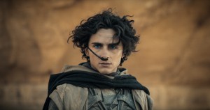 Timothée Chalamet as Paul Atreides in Warner Bros. Pictures and Legendary Pictures’ action adventure “DUNE: PART TWO,” a Warner Bros. Pictures release.