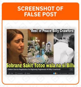 FACT CHECK: Billy Crawford is alive