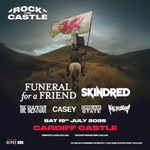 Funeral For A Friend To Play Cardiff Castle With Skindred, The Blackout & More