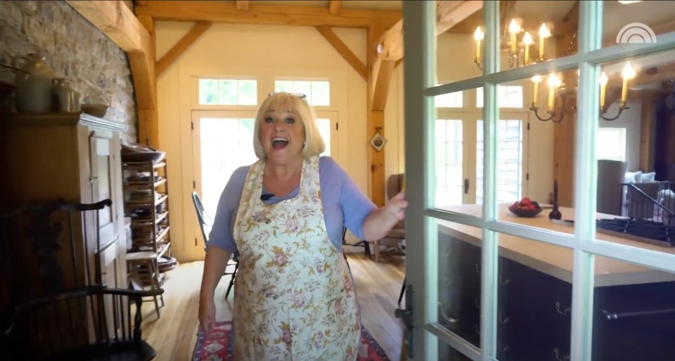 Nancy Fuller in her $3.9 million Upstate New York farmhouse