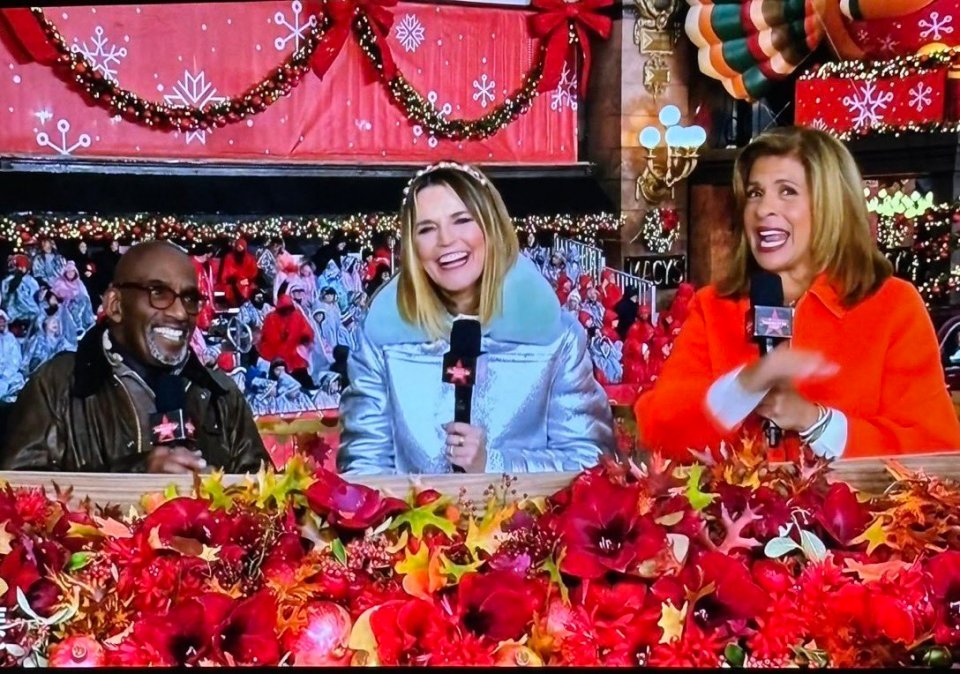 Al Roker, Savannah Guthrie, and Hoda Kotb during Thursday's broadcast