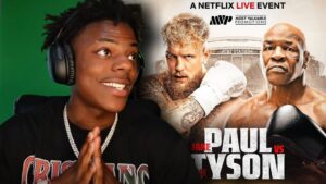 IShowSpeed taunts Jake Paul with insane prediction ahead of Mike Tyson fight