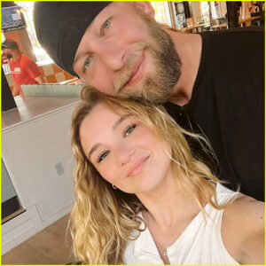 Hunter King and fiance Chris Copier