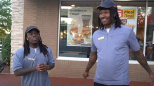 Kai Cenat & Duke Dennis work at McDonald’s to settle streaming vs real job debate