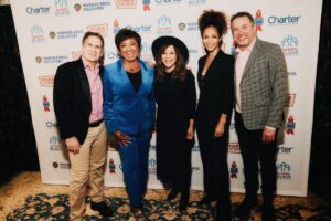 Seth Rudetsky, Janice-Huff, Rosie Perez, Sherri Saum, and James Wesley Jackson