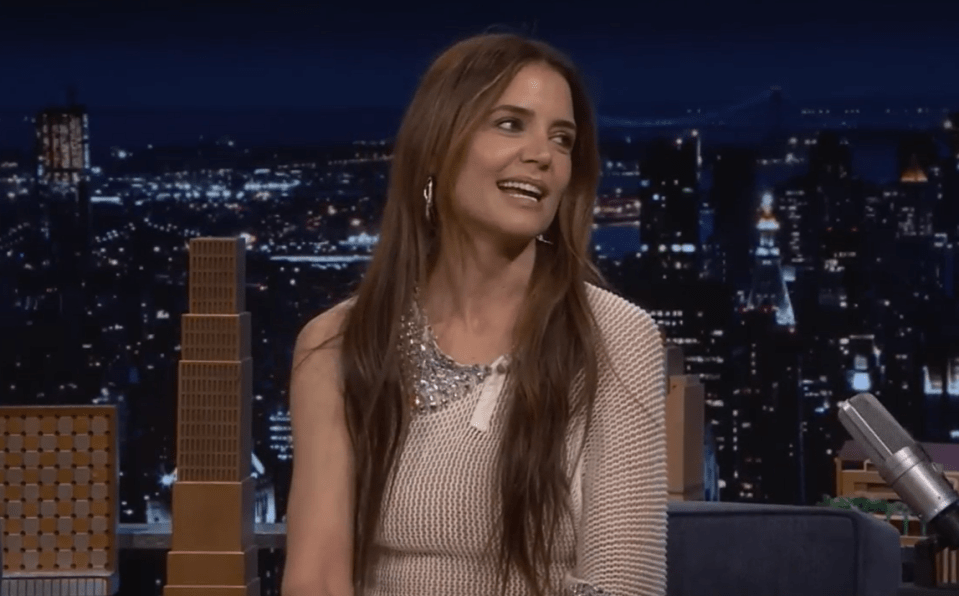 Katie Holmes looked incredible on the Tonight Show