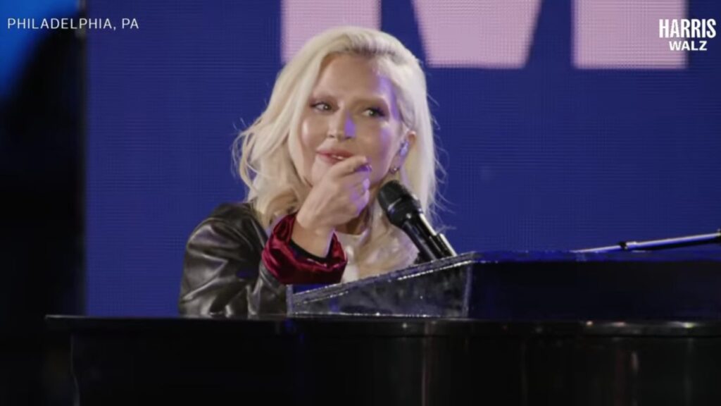 Lady Gaga Performs at Kamala Harris Election Eve Rally: Watch