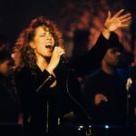 Carey performs during her MTV Unplugged performance recording on March 16, 1992, in New York.