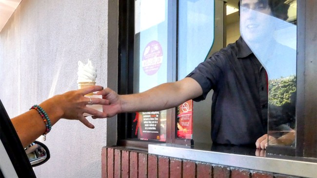 McDonalds Drive Thru Ice Cream Cone