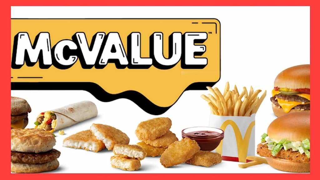 Customers will be able to mix and match specific menu items for their McValue meal deal.