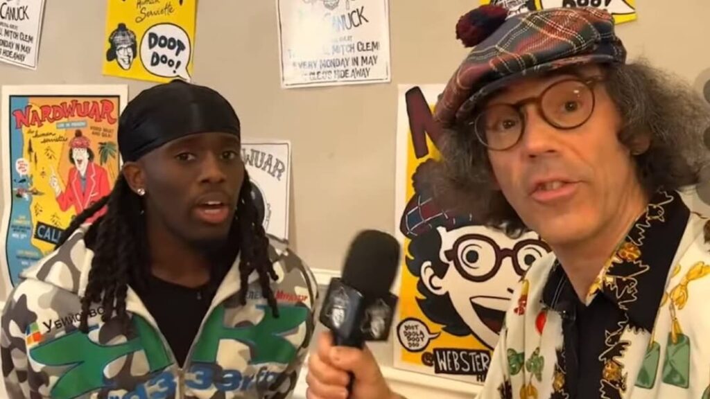 Nardwuar shocks Kai Cenat as legendary interviewer joins Mafiathon 2: “Are you a cop?”