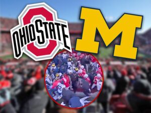 ohio state michigan football fight