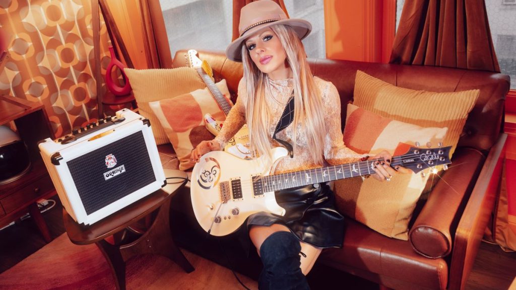 Orange amps partners with Orianthi