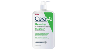 cerave hydrating cream-to-foam cleanser