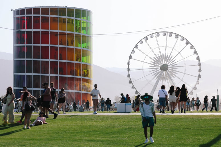 The grounds at Coachella 2024