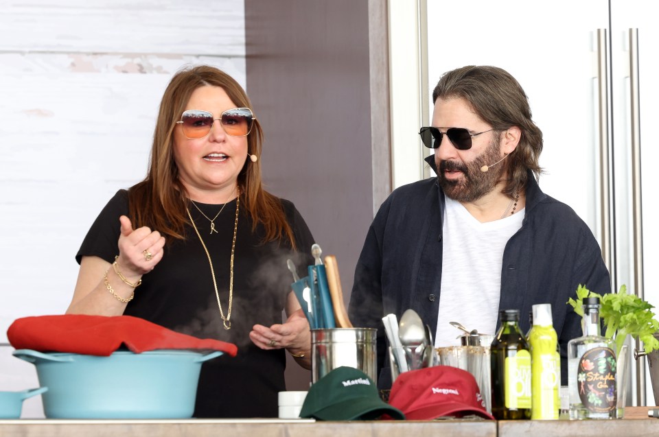 Rachael Ray with her husband, John Cusimano