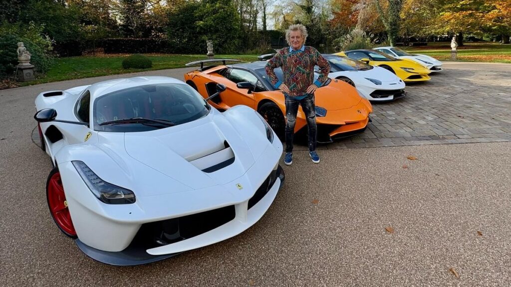 Rod Stewart Might Sell His Sports Cars Due to Local Potholes