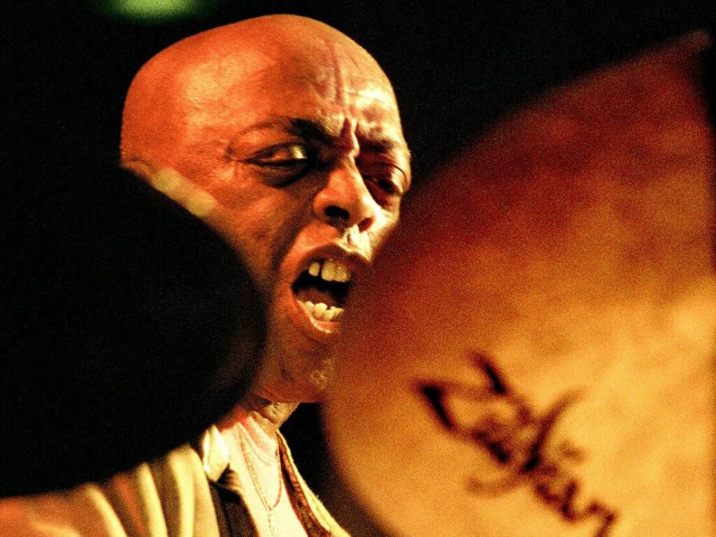 Roy Haynes, performing at the North Sea Jazz Festival in The Hague, Netherlands in 2002.