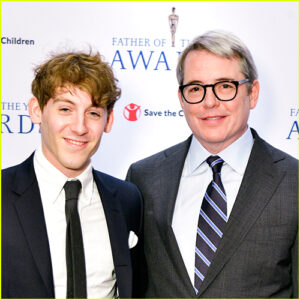 Matthew Broderick and son James Wilkie