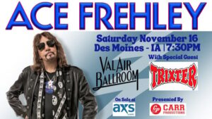 See ACE FREHLEY's Entire Des Moines Concert