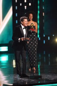 Carlos Vives speaks onstage during the 25th Annual Latin GRAMMY Awards