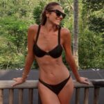 Stacy Keibler Stuns In Black Bikini During Bali Vacation