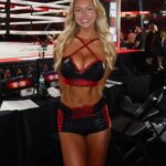 Sydney Thomas worked as a ring girl at Jake Paul vs Mike Tyson