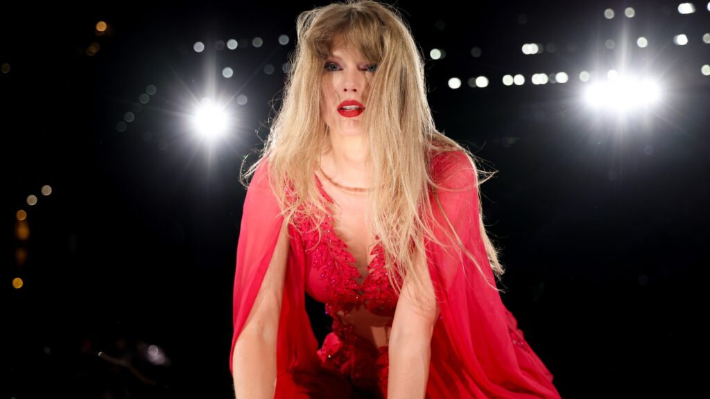 Taylor Swift at the Eras Tour in Indianapolis