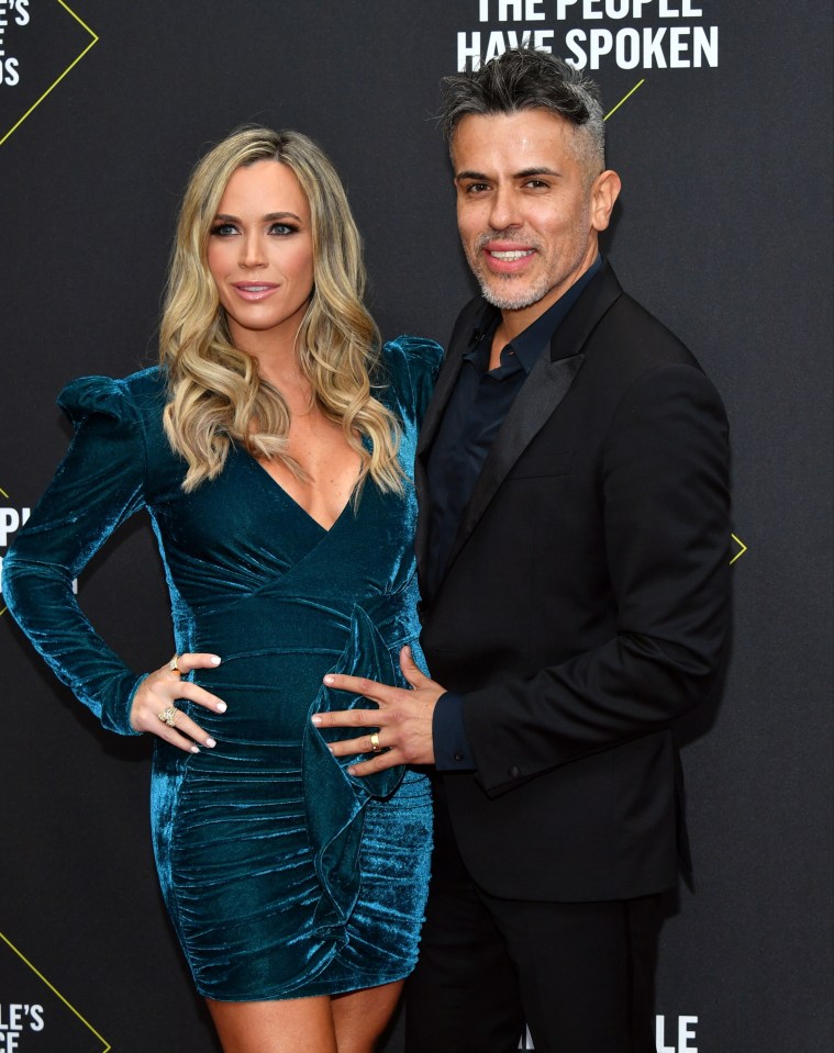 Teddi Mellencamp and Edwin Arroyave at the 2019 E! People’s Choice Awards in LA