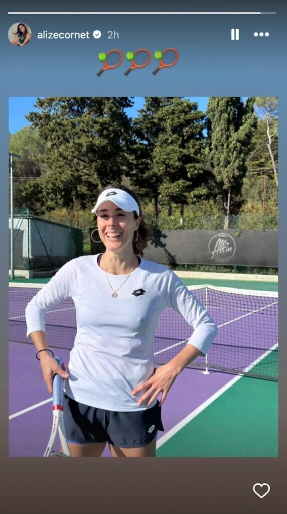 Tennis Stunner Alizé Cornet in Two-Piece Workout Gear Shares Fresh Photo — Celebwell