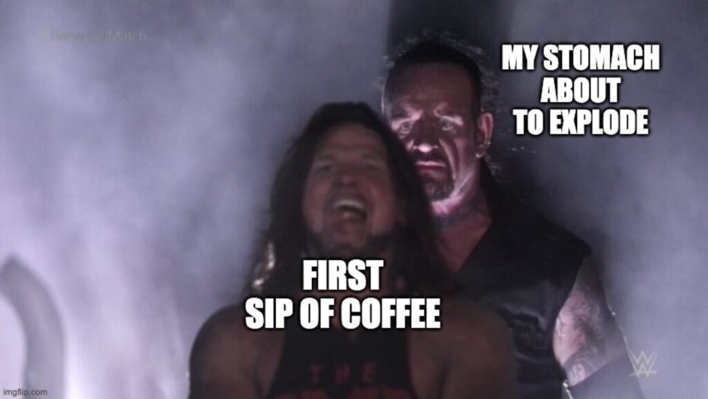 morning coffee meme