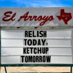 hilarious new meme El Arroyo ATX sign