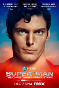 Christopher Reeve Super/Man Documentary Poster Max Streaming Date December 7th Watch