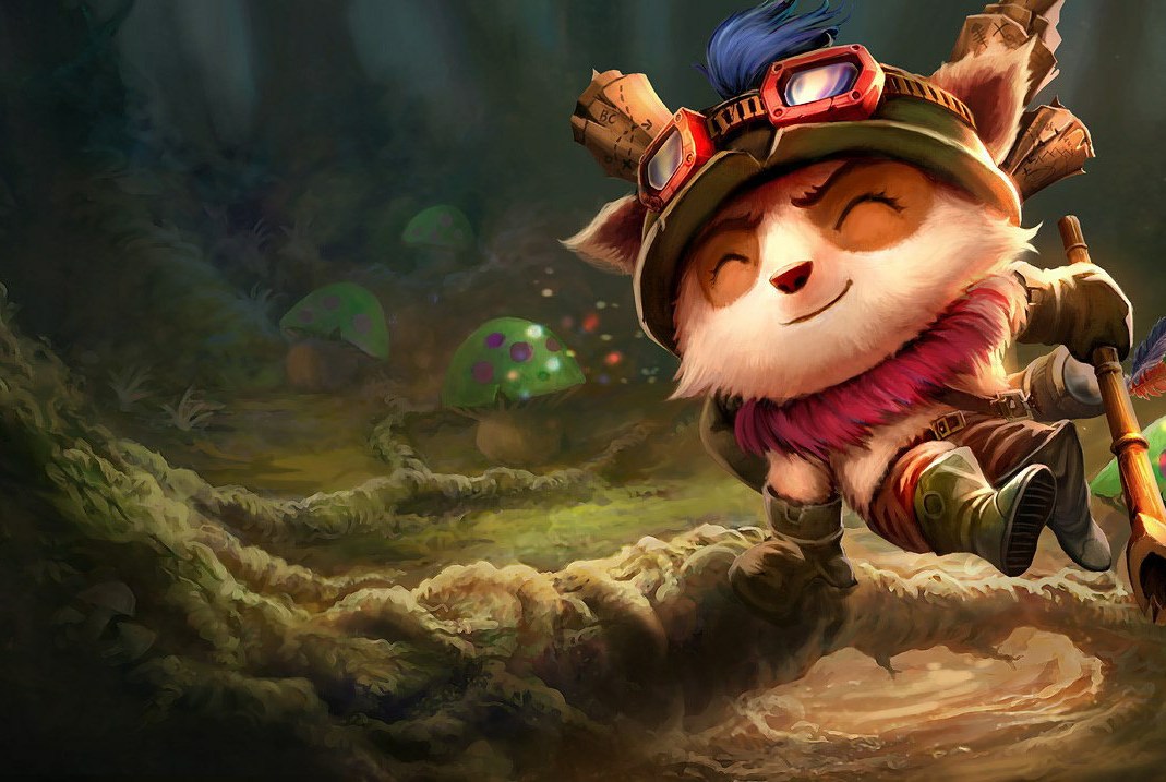 Teemo from League of Legends in a still