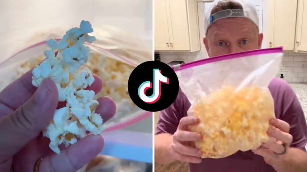 TikTokers are freezing freshly made popcorn in new trend and here’s why