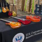 US Customs Border Protection Seize fake Gibson guitars