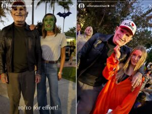 Victoria Beckham Dresses Up For Halloween For 'First Time in 27 Years,' David Trolls Her