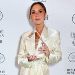 Last month Victoria won a special award at Harpers Bazaar Women of the year