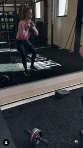 WNBA Star Sabrina Ionescu in Two-Piece Workout Gear is "Back at It"