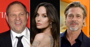 Angelina Jolie was hurt because Brad Pitt worked with Harvey Weinstein