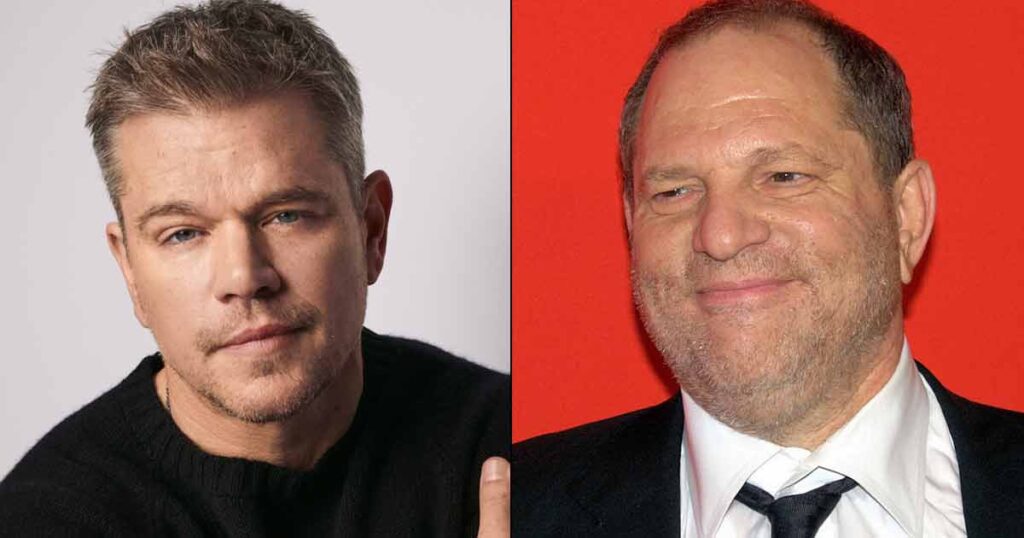 Matt Damon reflects on his thoughts about Harvey Weinstein’s reputation and the impact on personal relationships.