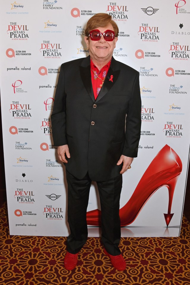 The star appeared for the launch of The Devil Wears Prada The Musical