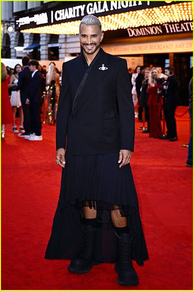 Jay Manuel at the Devil Wears Prada opening night